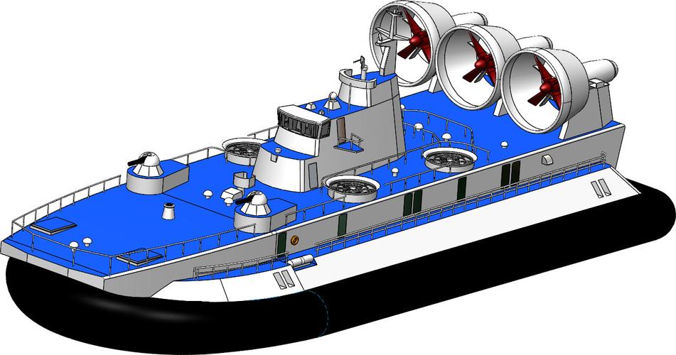 俄罗斯的“野牛”气垫船 船舶设计的杰作（SW2016含所有特征）