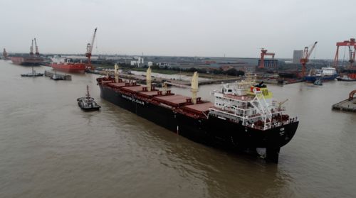 扬子江交付保加利亚Navibulgar首制31800载重吨大湖型散货船，展现高端船舶制造实力